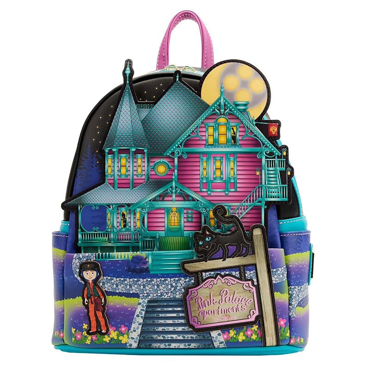 Loungefly x Laika Coraline House Glow-in-the-Dark Mini Backpack