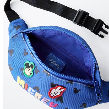 Mickey Mouse Kids Blue Fanny Pack Waist Bag
