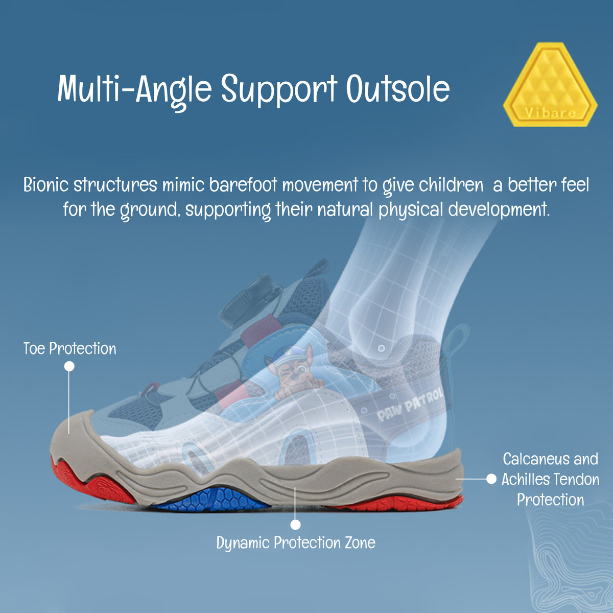 Paw Patrol Breathable Mesh Athletic Sneakers