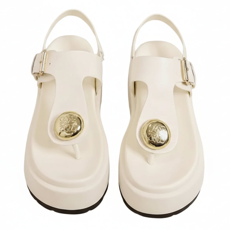 Gilded Slingback Sandals