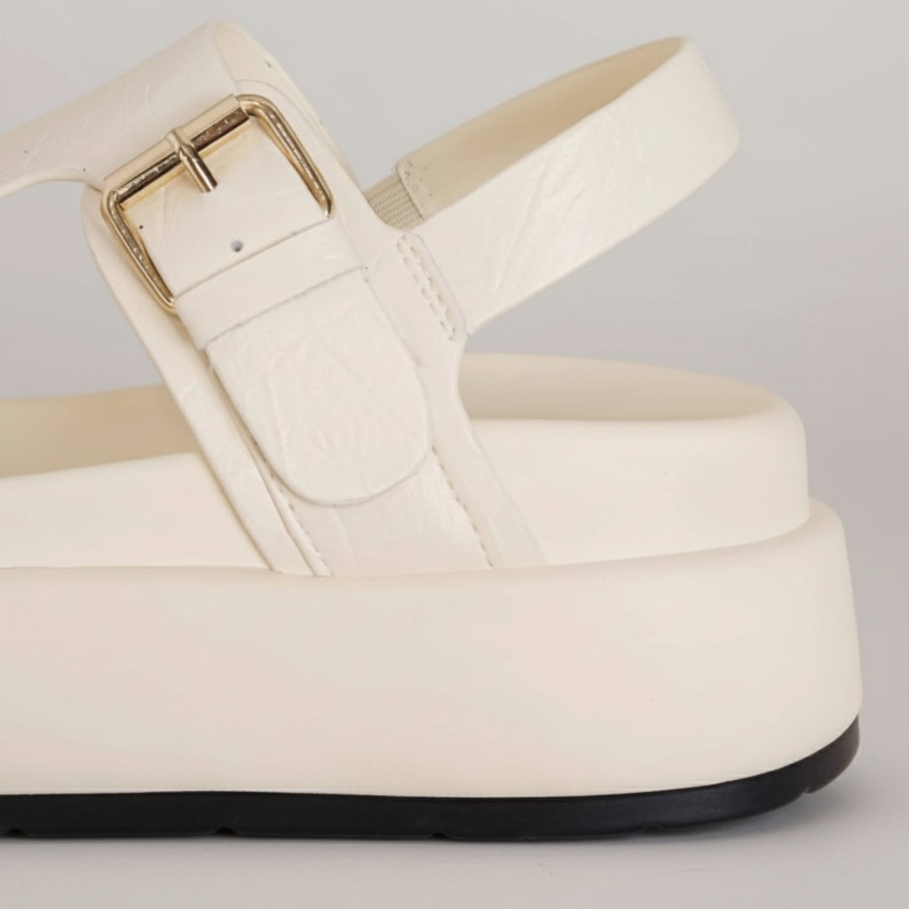 Gilded Slingback Sandals