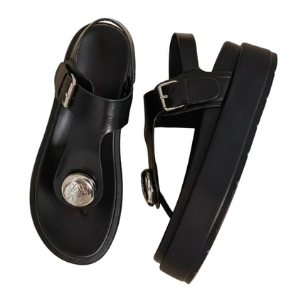 Gilded Slingback Sandals