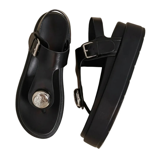 Gilded Slingback Sandals