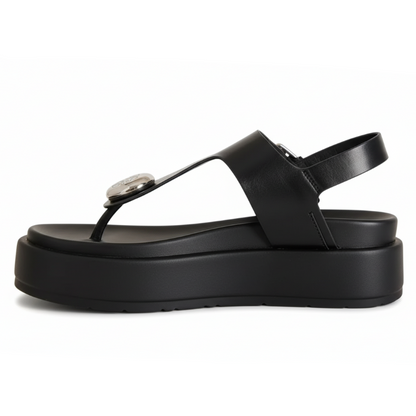 Gilded Slingback Sandals