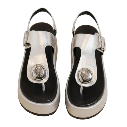 Gilded Slingback Sandals