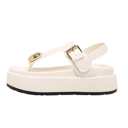 Gilded Slingback Sandals