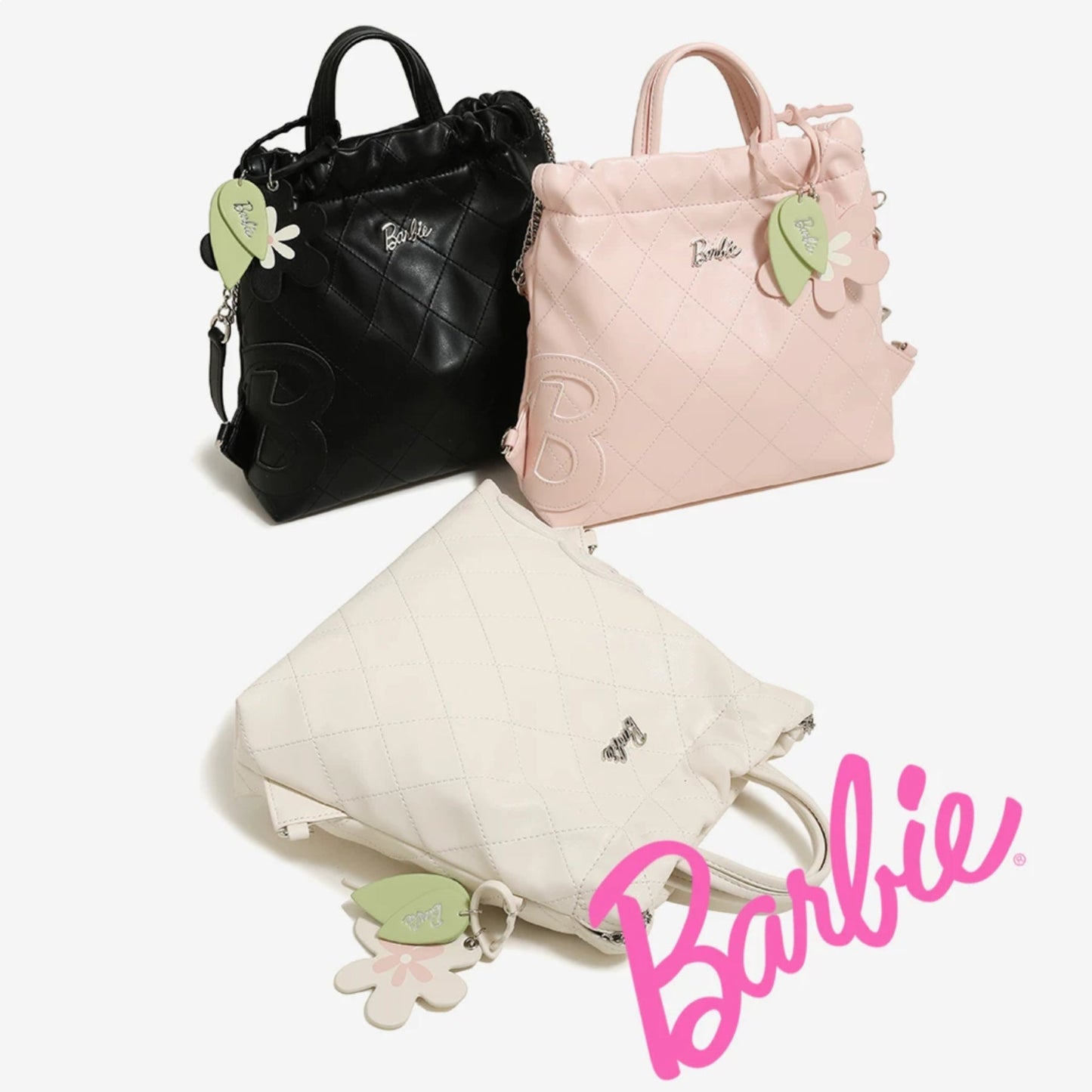 Barbie | Quilted Student Tote Backpack