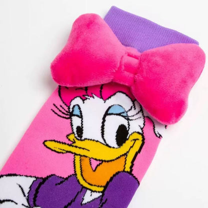 Mickey & Friends Mismatched 3D Knee-High Crazy Socks