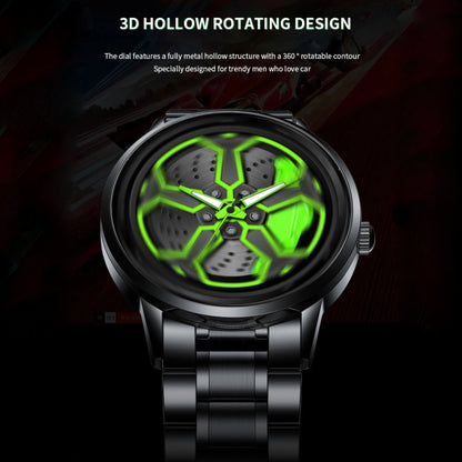 Radial Caliper GT Matt Black Quartz Wristwatch