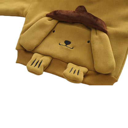 Boys' Pal 3D Plush Winter Fleece 2-Piece Outfit