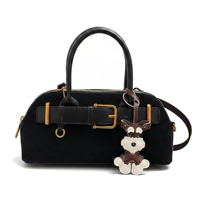 Luxe Suede Mini Satchel Bag