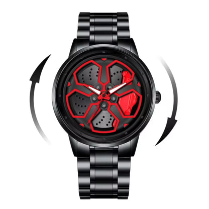 Radial Caliper GT Matt Black Quartz Wristwatch