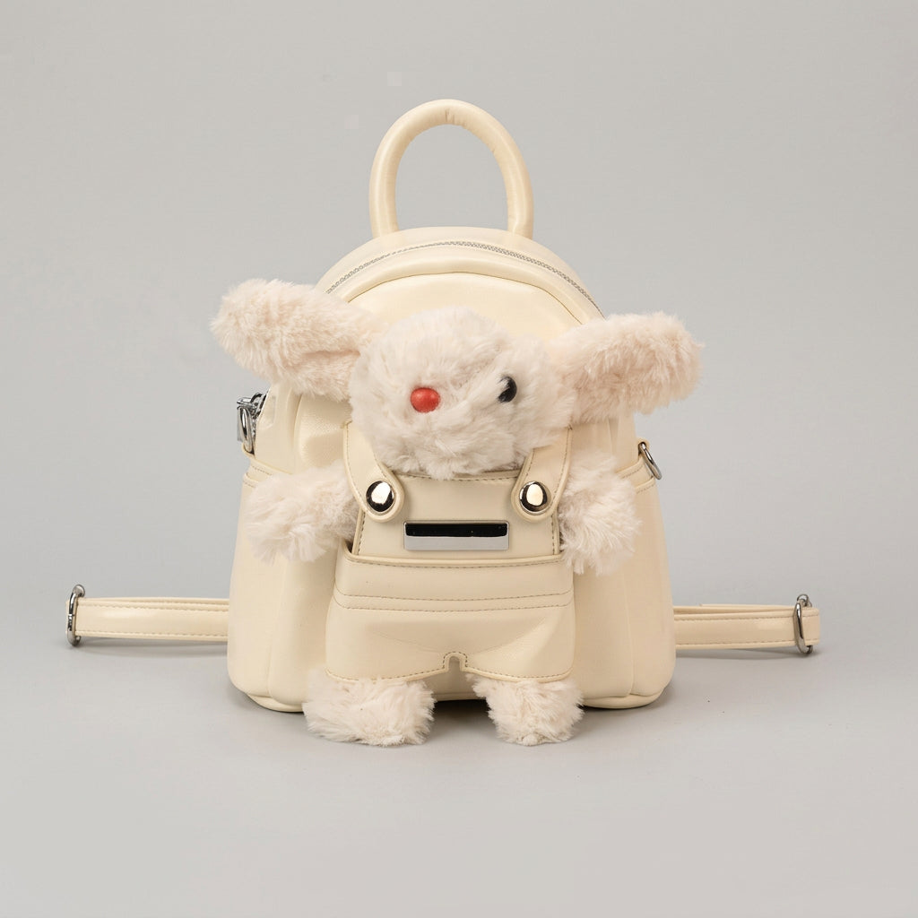 Bunny Plush Mini Backpack
