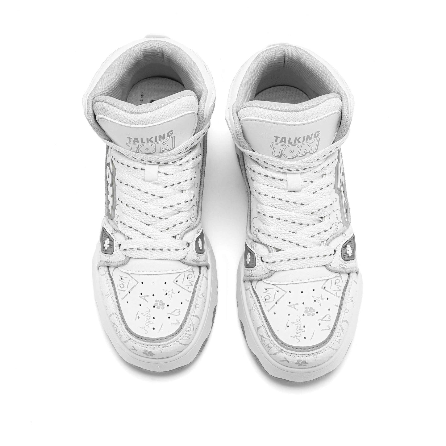 TALKING TOM | Graffiti High-Top Sneakers