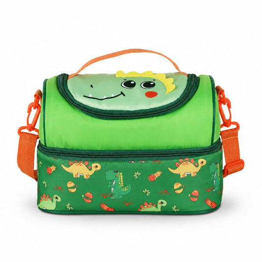 Supercute Super Dino Double Decker Insulated Lunch Bag
