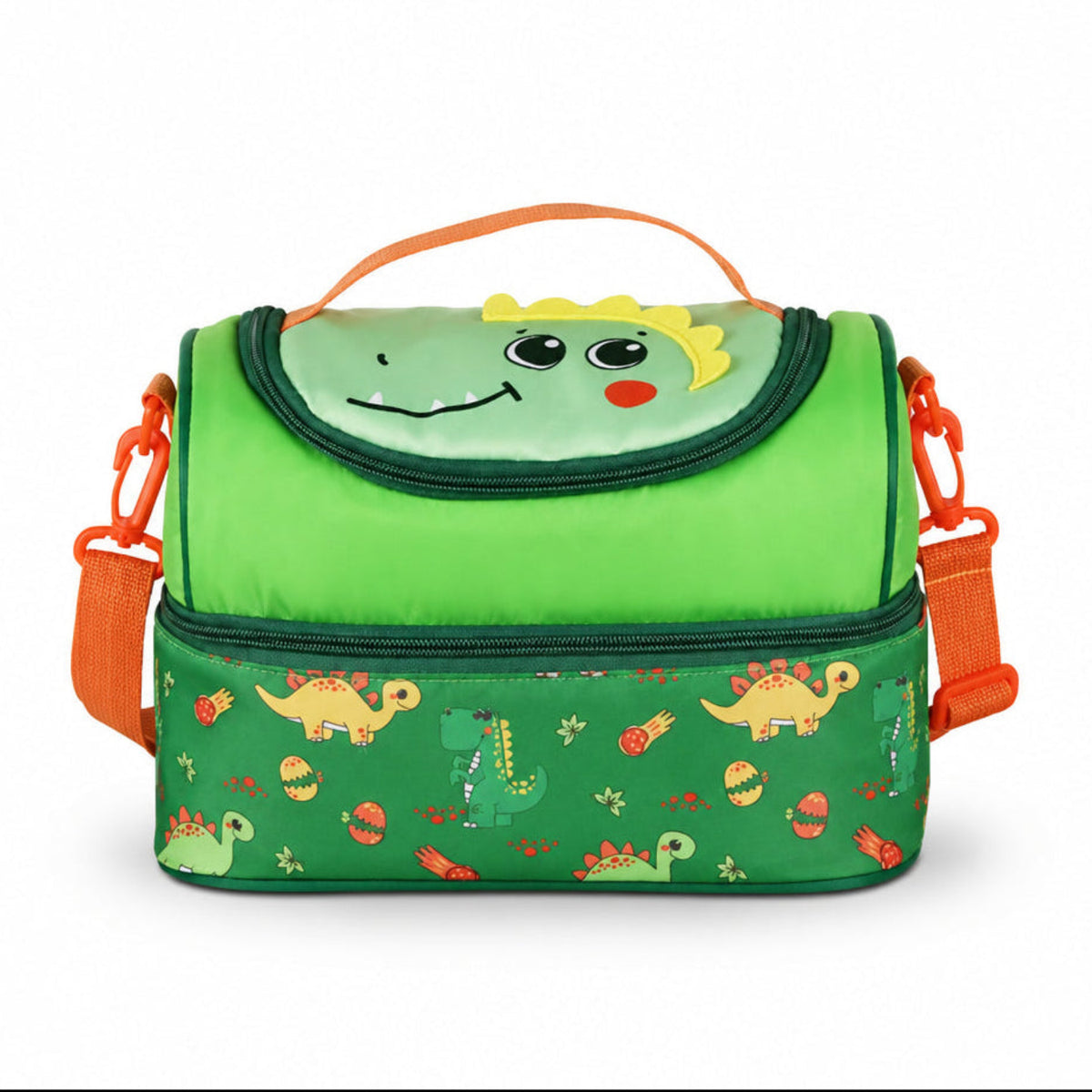 Supercute Super Dino School Backpack & Lunch Bag Set