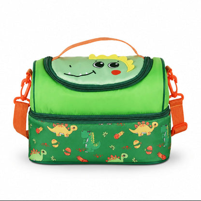Supercute Super Dino School Backpack & Lunch Bag Set
