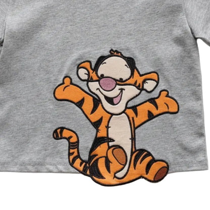Children's Cartoon Appliques T-shirt 3-Piece Set