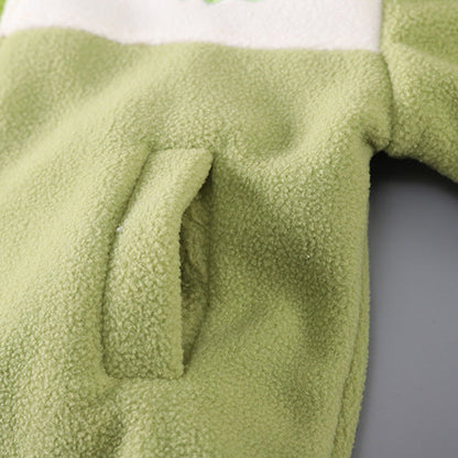 Little Boys' Dino 3-Piece Fleece Tracksuit Set