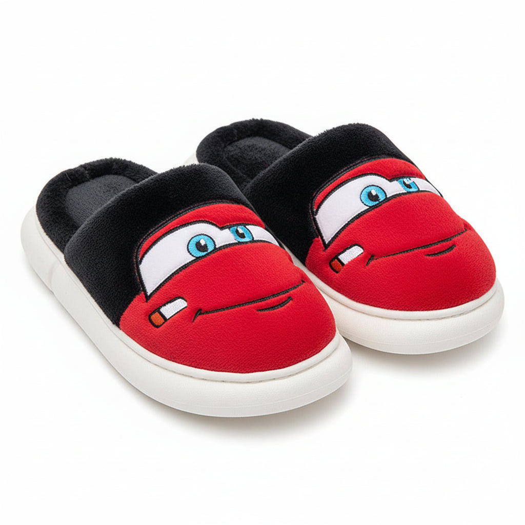 Disney Pixar Cars Lightning McQueen Plush House Slippers