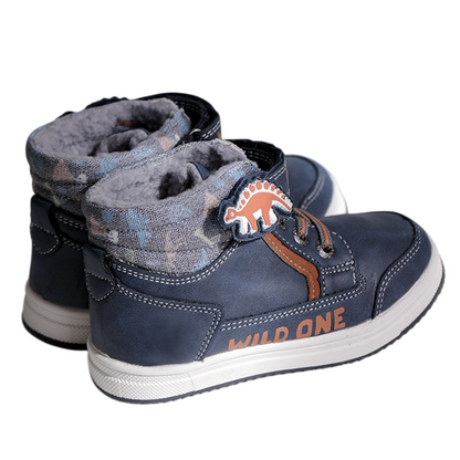Boy's Dino Winter Hug Snow Sneakers