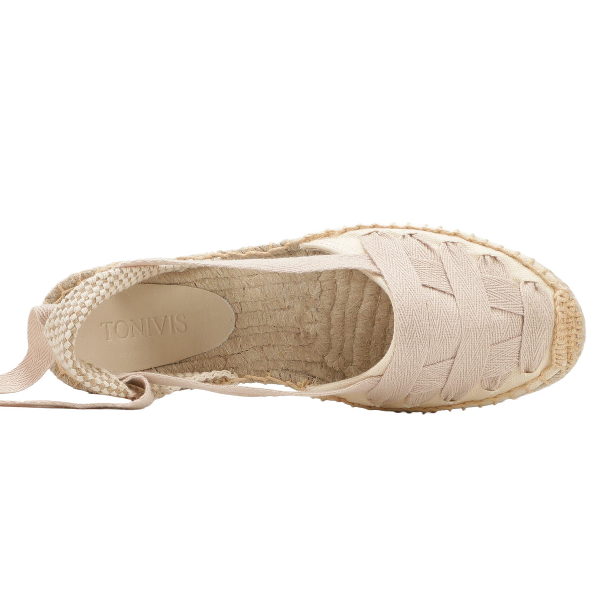 TONIVIS Women's Ankle Espadrille Flats