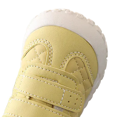 Children's Floppy-Ear Quilted Shoes - Yellow