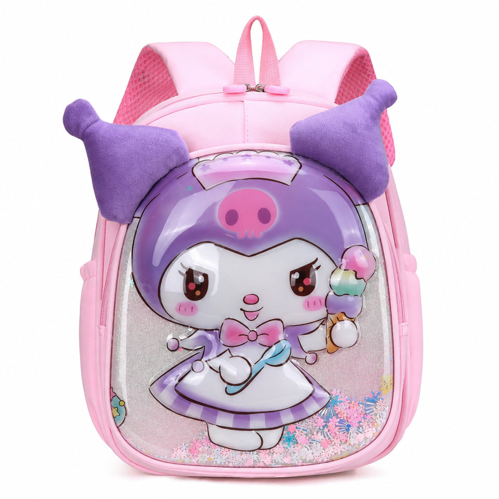 Kawaii Kuromi 3D Hard Shell Kids Backpack