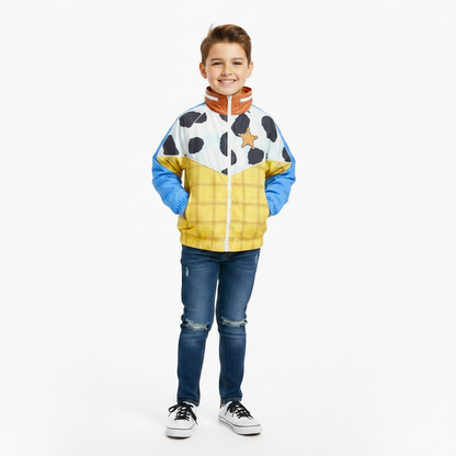 Toy Story Sheriff Woody Kids Windbreaker Jackets