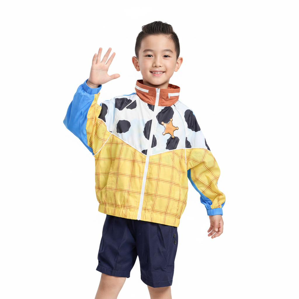 Toy Story Sheriff Woody Kids Windbreaker Jackets
