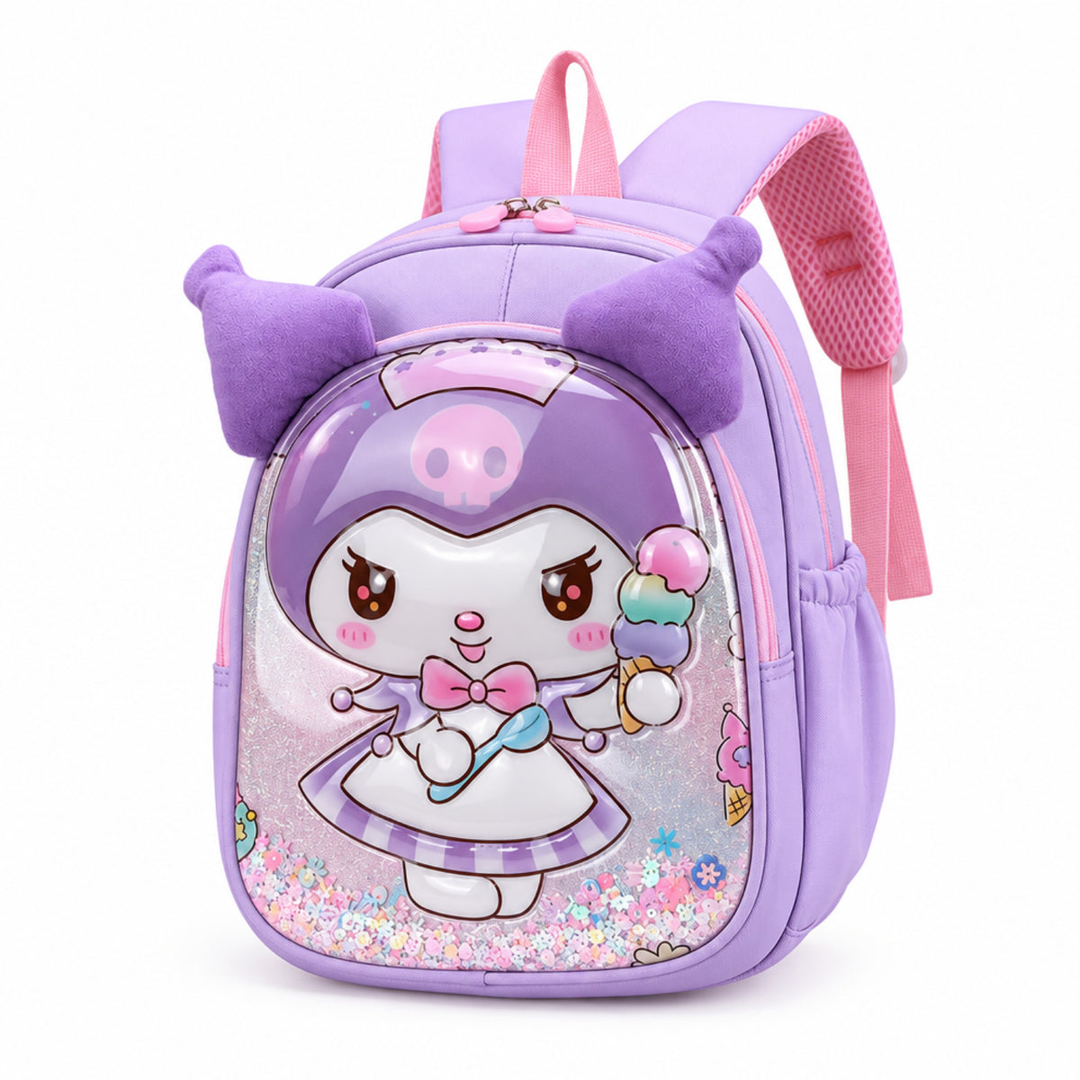 Kawaii Kuromi 3D Hard Shell Kids Backpack
