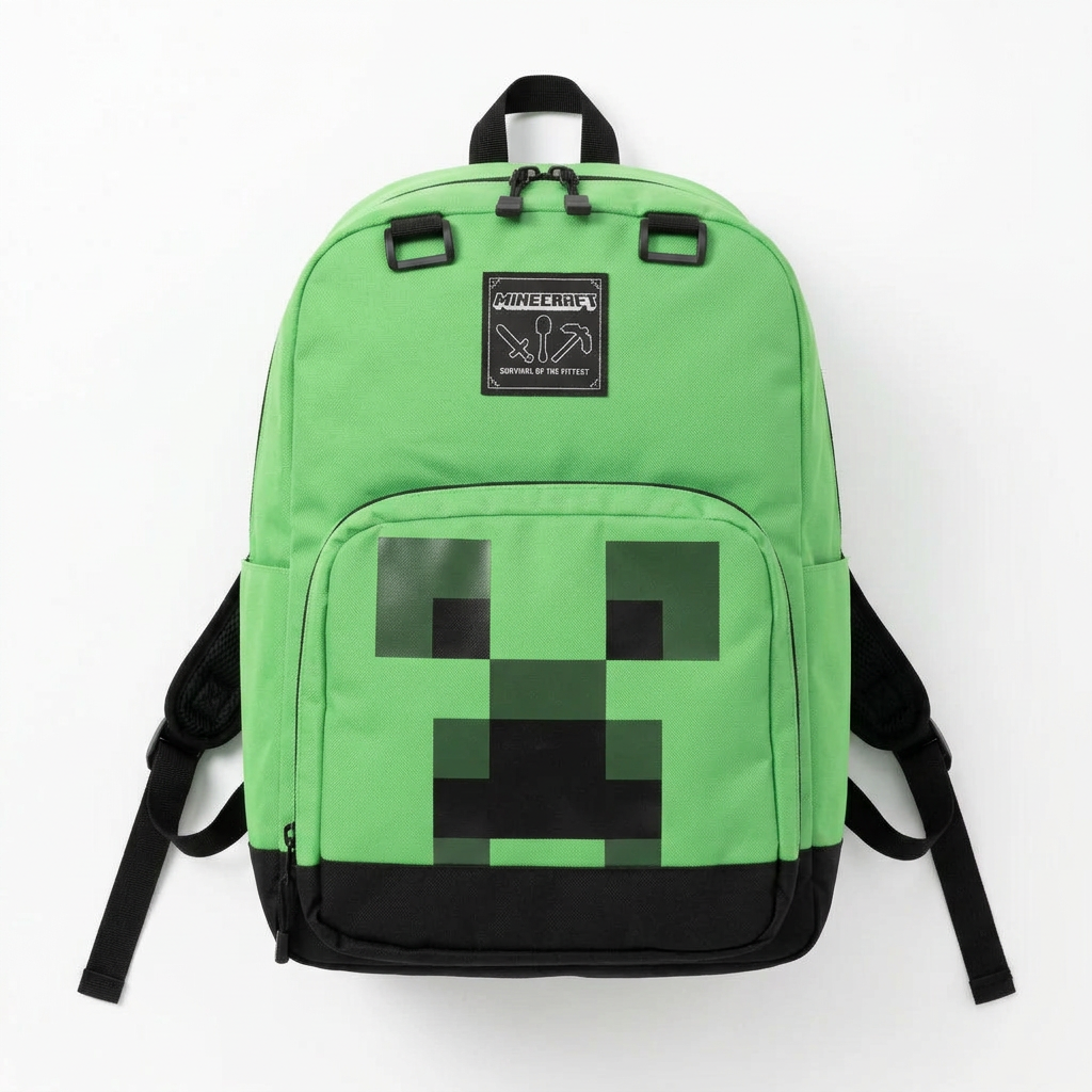 Minecraft Kids Waterproof Backpack Collection