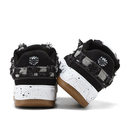 Sesame Street | Men's Plaid Chunky Casual Sneakers