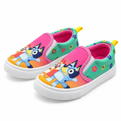 Kids' Bluey & Bingo Slip-On Canvas Sneakers