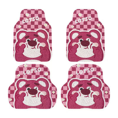 Cute Lotso Bear Universal Non-Slip Car Floor Mats