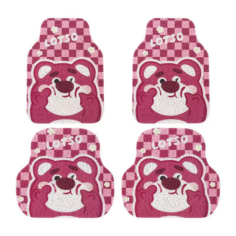 Charming Lotso Bear Universal Non-Slip Car Floor Mats