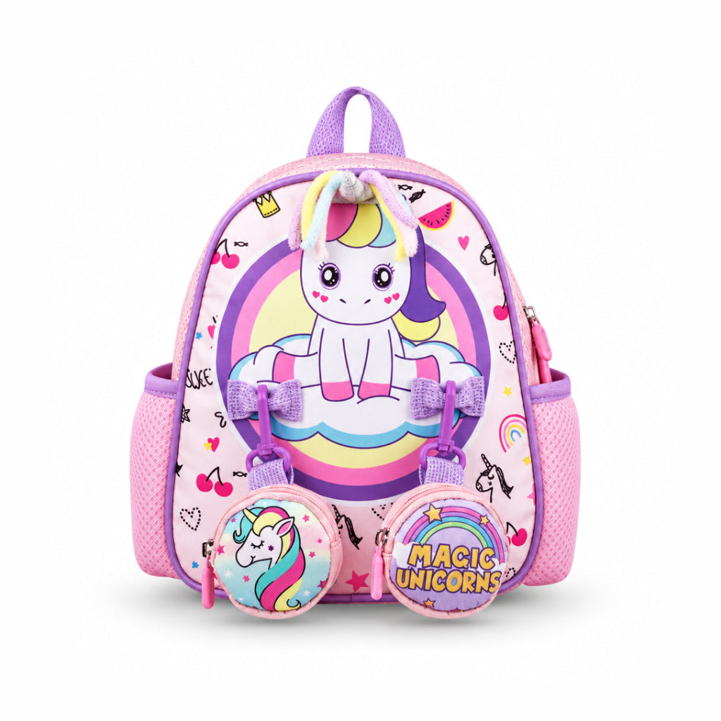 Supercute Magic Unicorn School Backpack & Lunch Bag Set