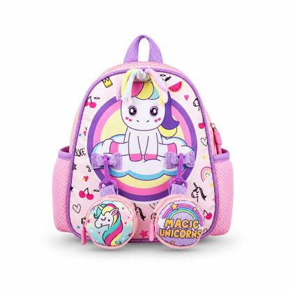 Supercute Magic Unicorn School Backpack & Lunch Bag Set