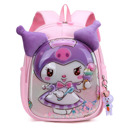 Kawaii Kuromi 3D Hard Shell Kids Backpack