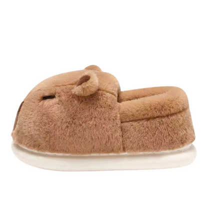 Capybara Fleece Cotton Unisex Slippers
