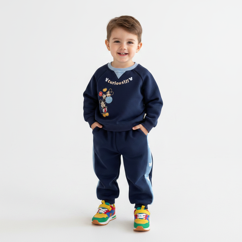 Boys' Mickey Sweatshirt and Sweatpants 2-Piece Set