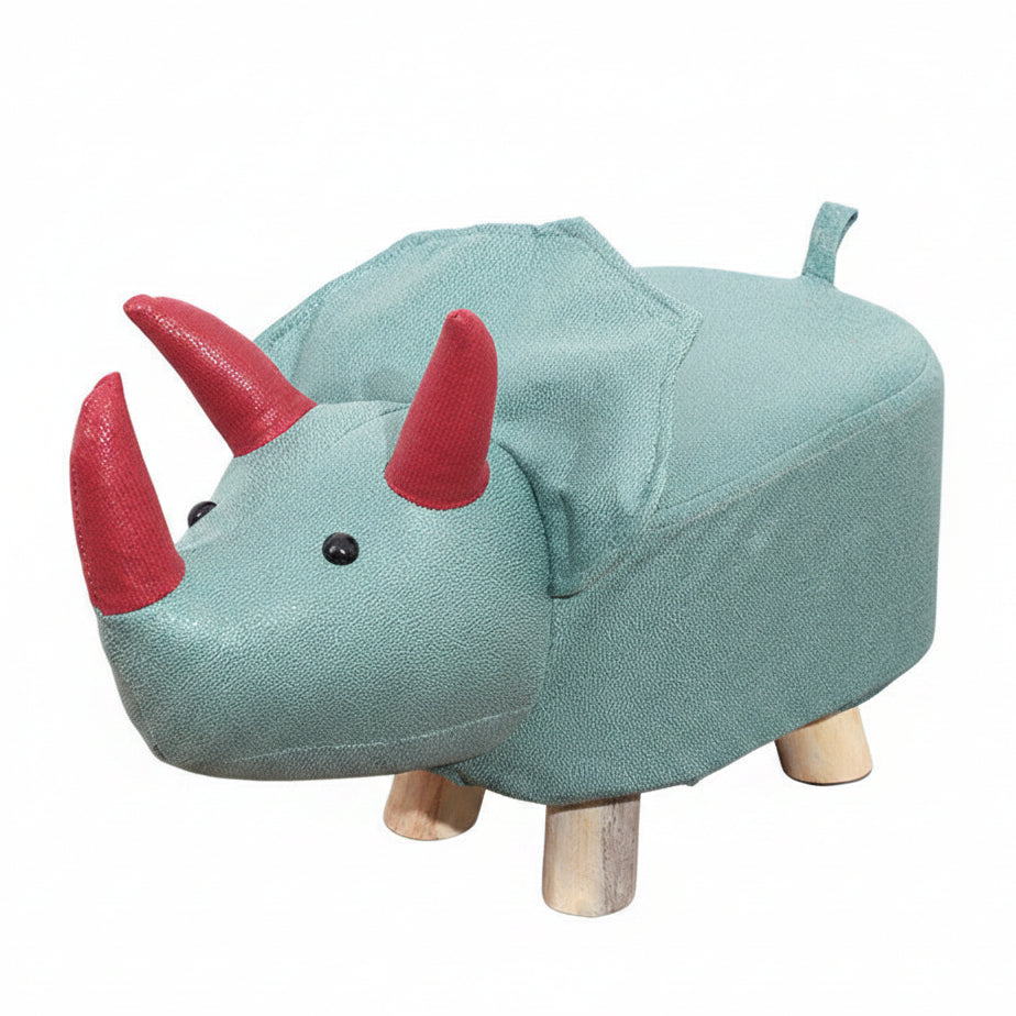 Triceratops Animal Children's Ottoman Footstool