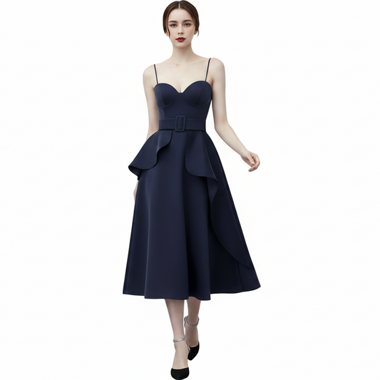 Glamour Raffle Midi Dress.