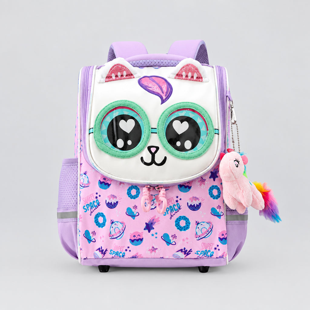Ergonomic 3D Cartoon Kids School Backpacks