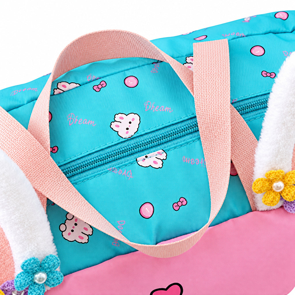 Kids Medium Pixie Pack Adorable 3D Travel Duffle Bags