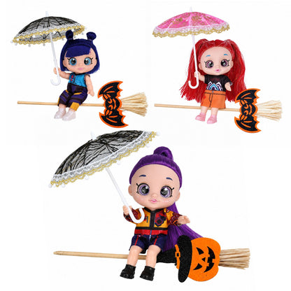Hunters Girls Magic Witch Halloween Doll Playset