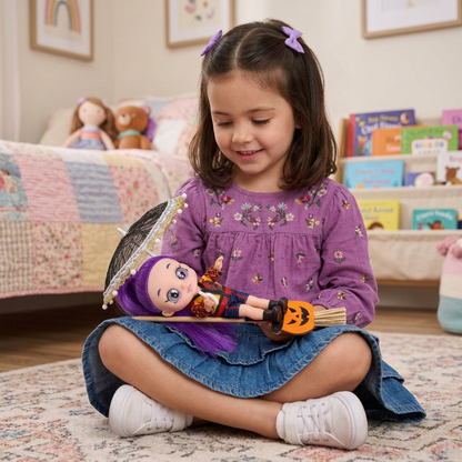 Hunters Girls Magic Witch Halloween Doll Playset
