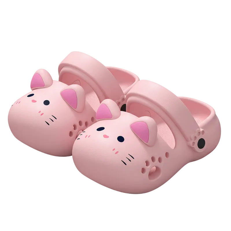 AeroGrip Kitty Children's Clog Sandals
