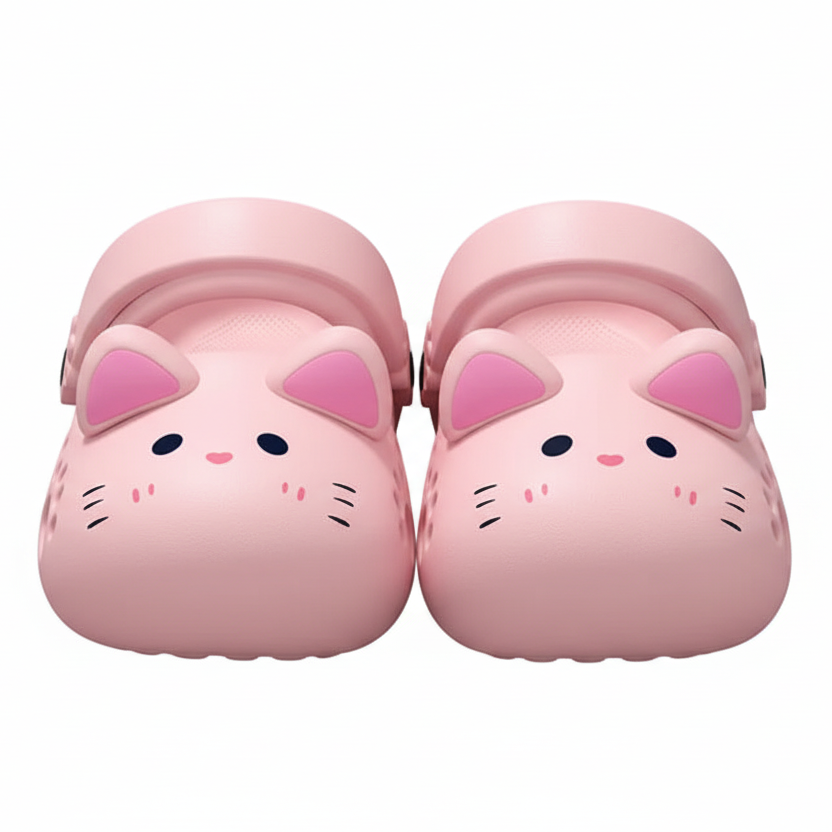 AeroGrip Kitty Children's Clog Sandals