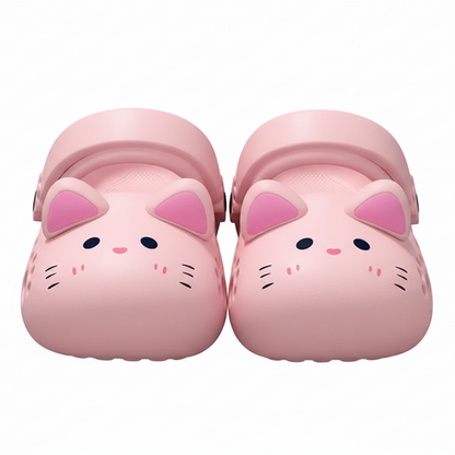 AeroGrip Kitty Children's Clog Sandals